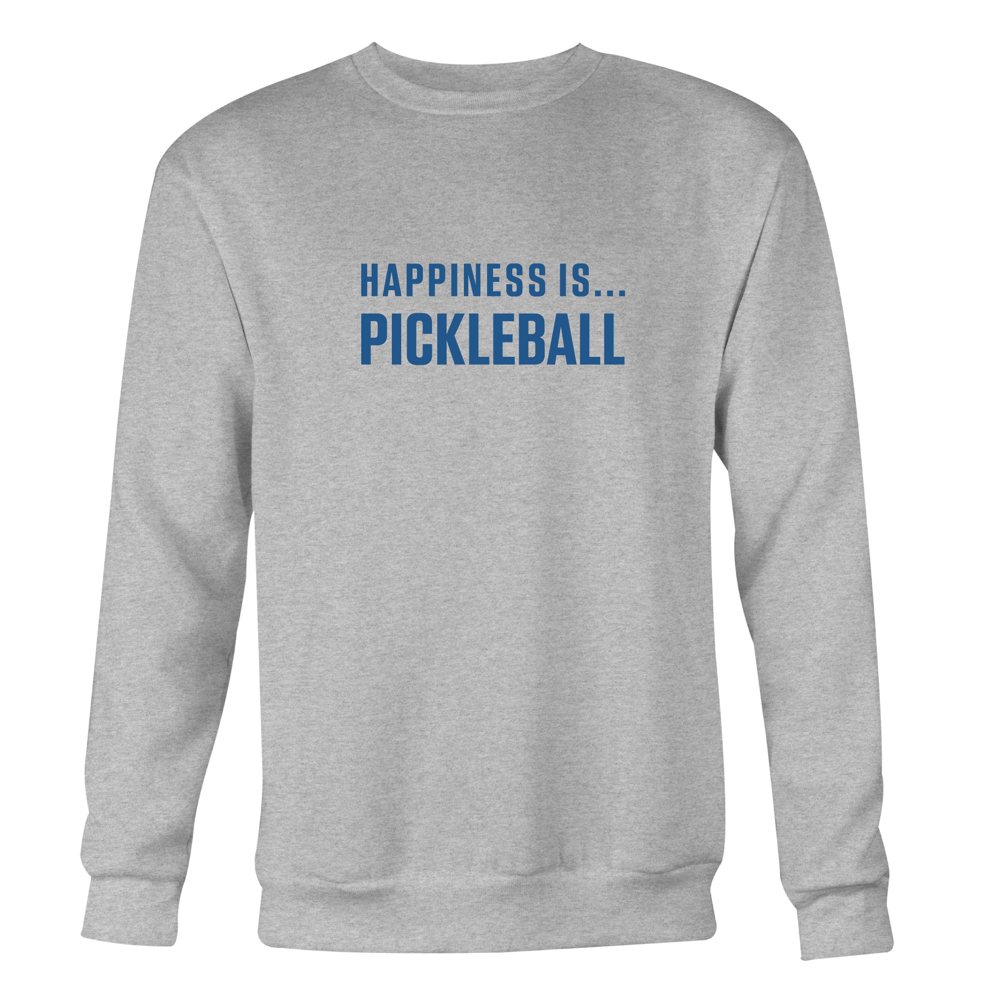 Men's Pickleball Crew Sweatshirt, Heather Grey