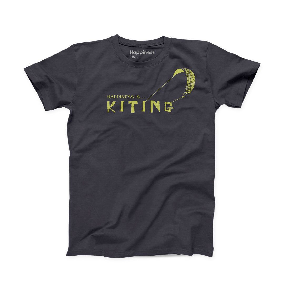 Men&#39;s Kiting T-Shirt, Vintage Black
