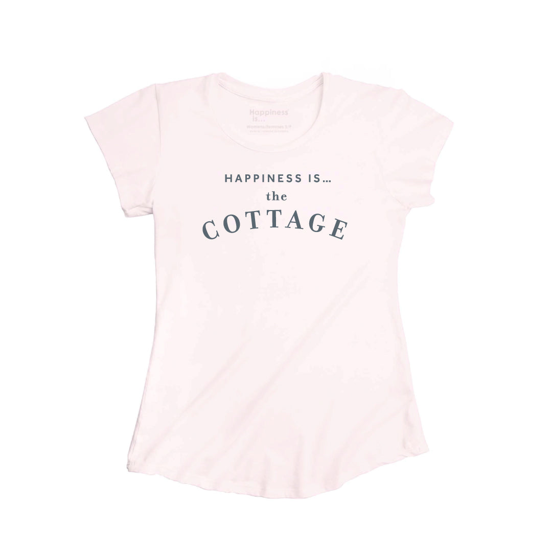 Women&#39;s Cottage Bamboo T-Shirt, Ballet Pink