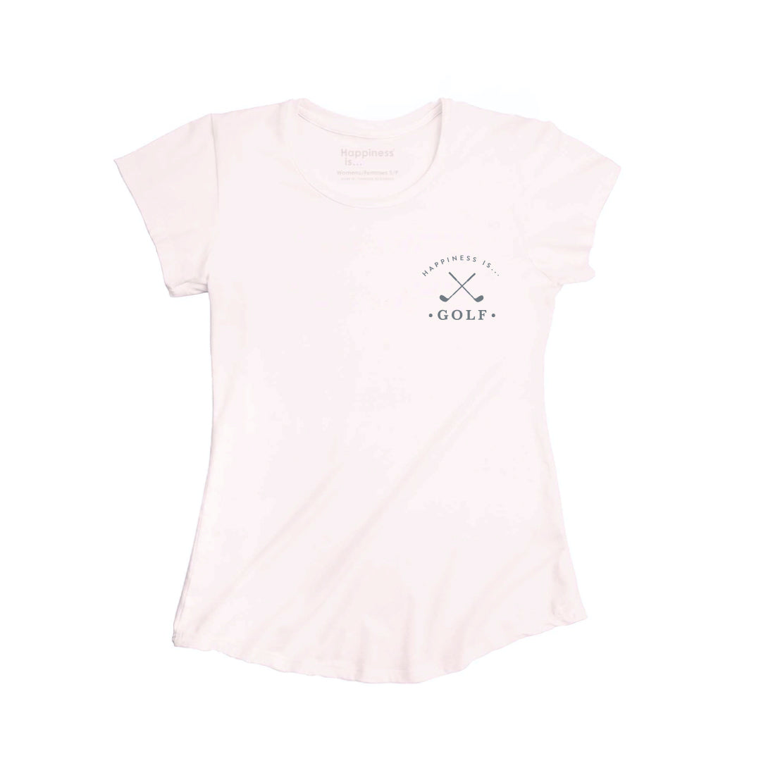 Women&#39;s Golf Bamboo T-Shirt, Ballet Pink