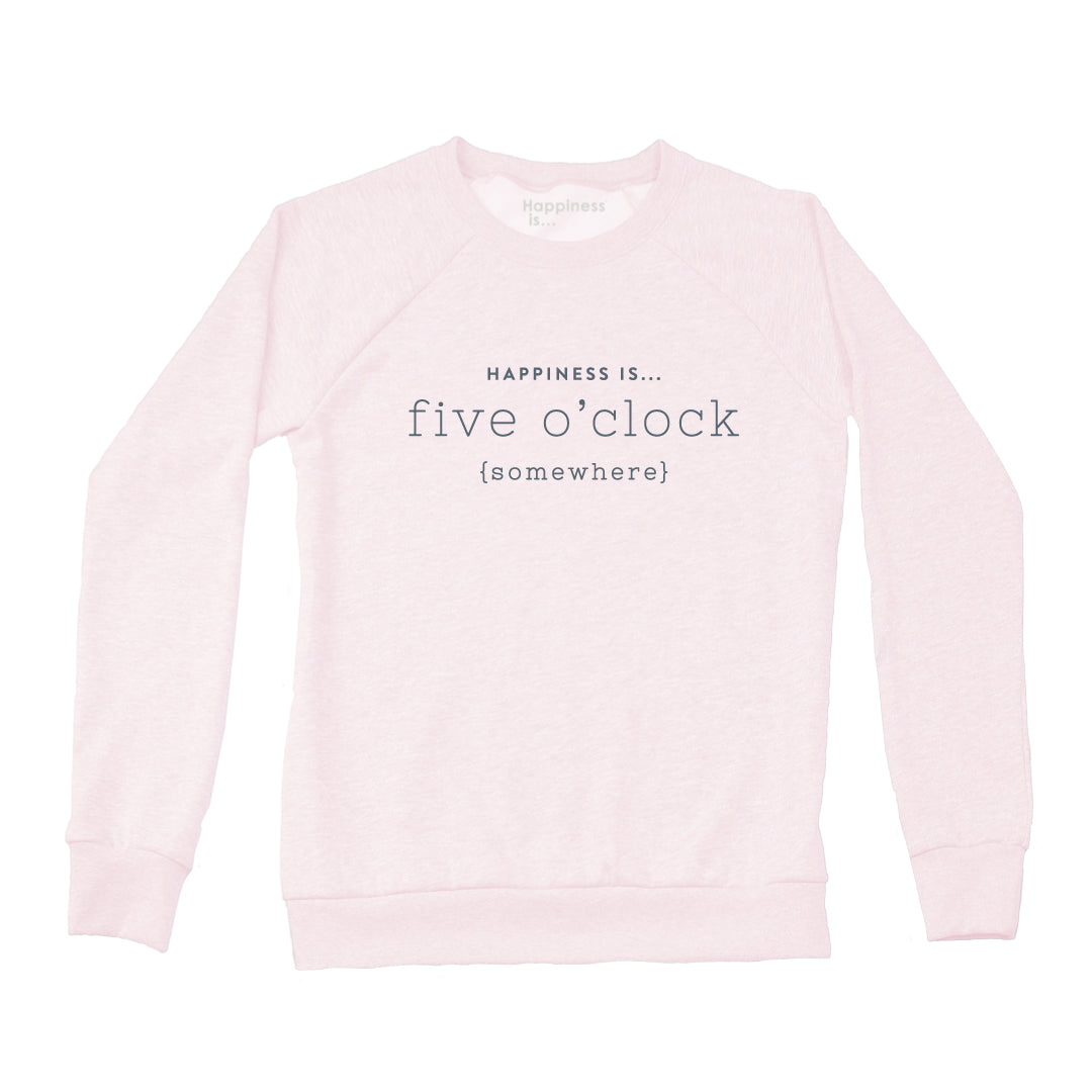 Women&#39;s Five O&#39;Clock Crew Sweatshirt, Ballet Pink