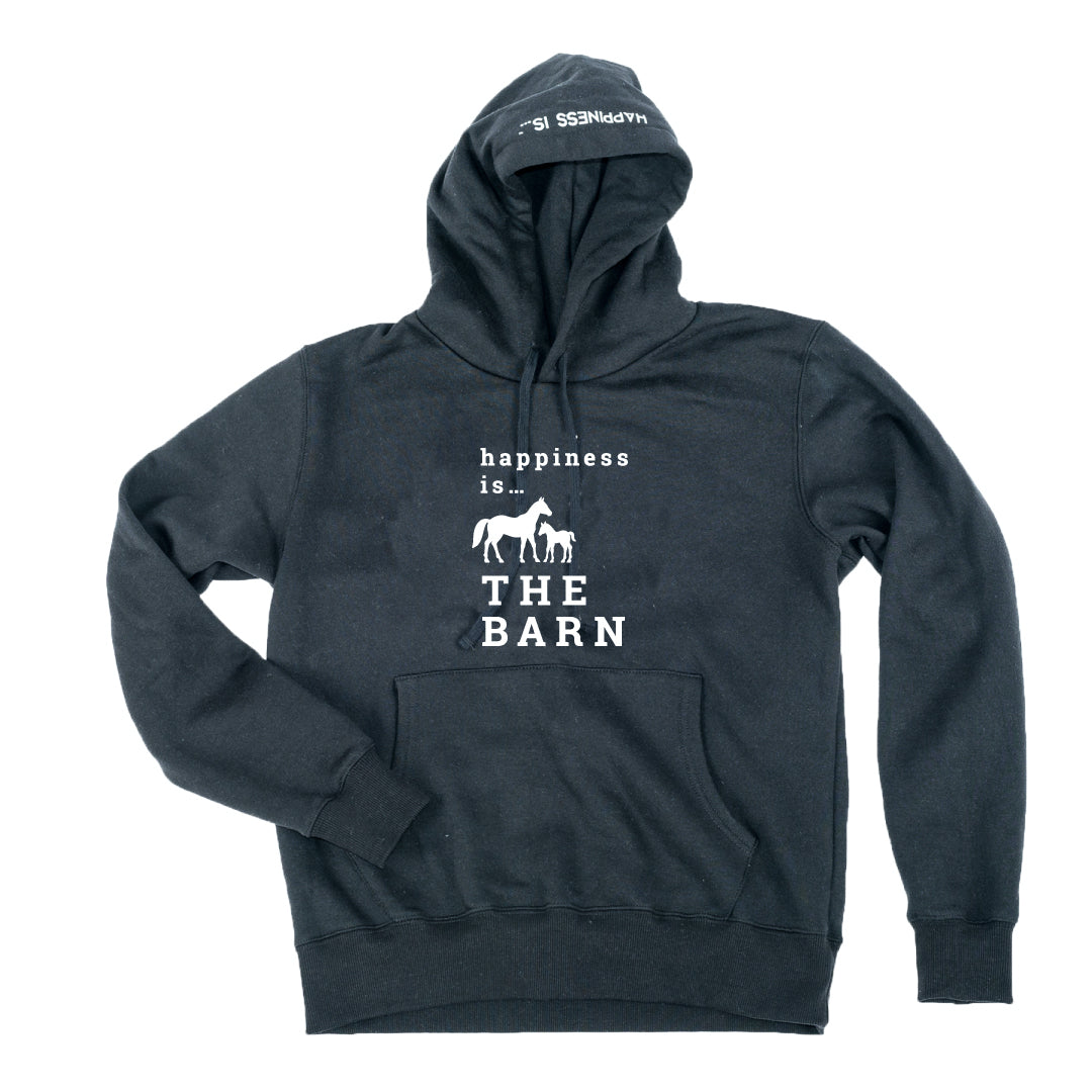 Unisex Barn Hoodie, Jet Black