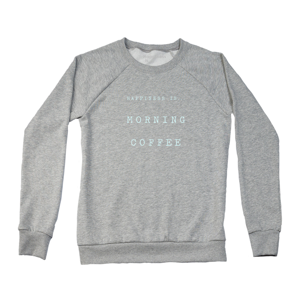 Women&#39;s Coffee Crew Sweatshirt, Heather Grey