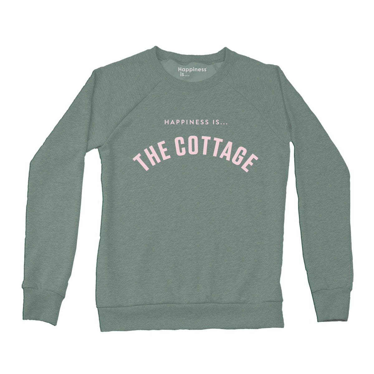 Women&#39;s Cottage Collegiate Crew Sweatshirt, Sage