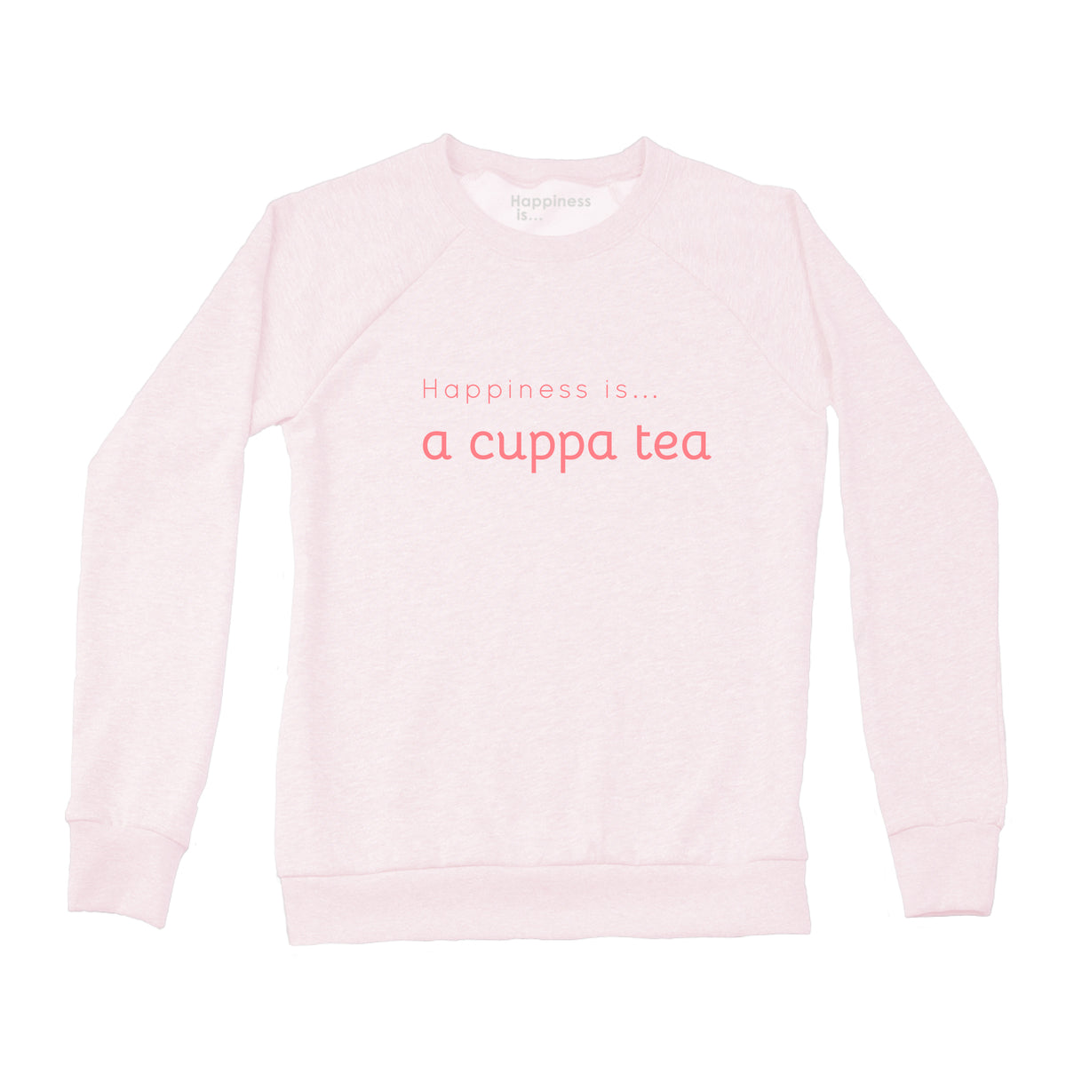 Women&#39;s Cuppa Tea Crew Sweatshirt, Ballet Pink