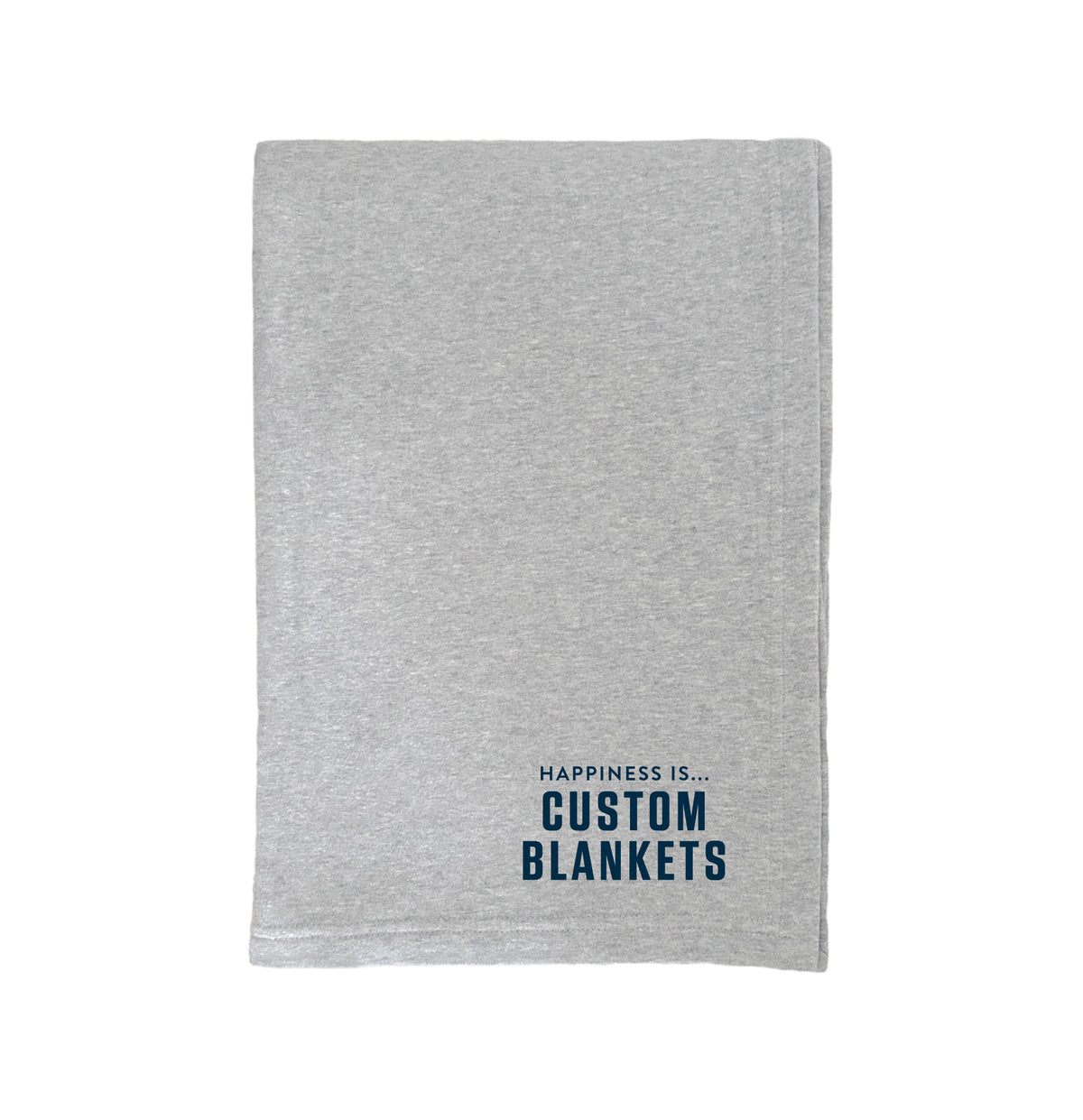 Custom Everywhere Throw Blanket, Heather Grey