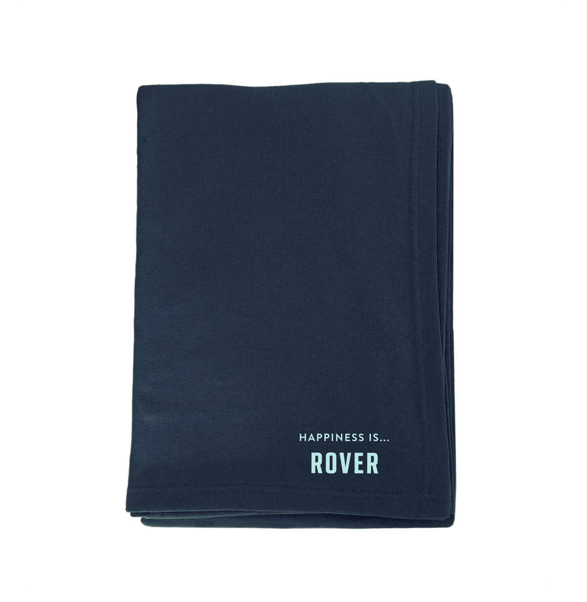 Custom Everywhere Throw Blanket, True Navy