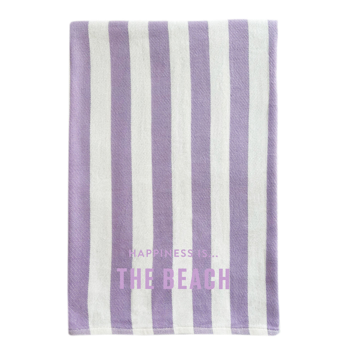 Everywhere Towel: Beach, Stripe Lilac