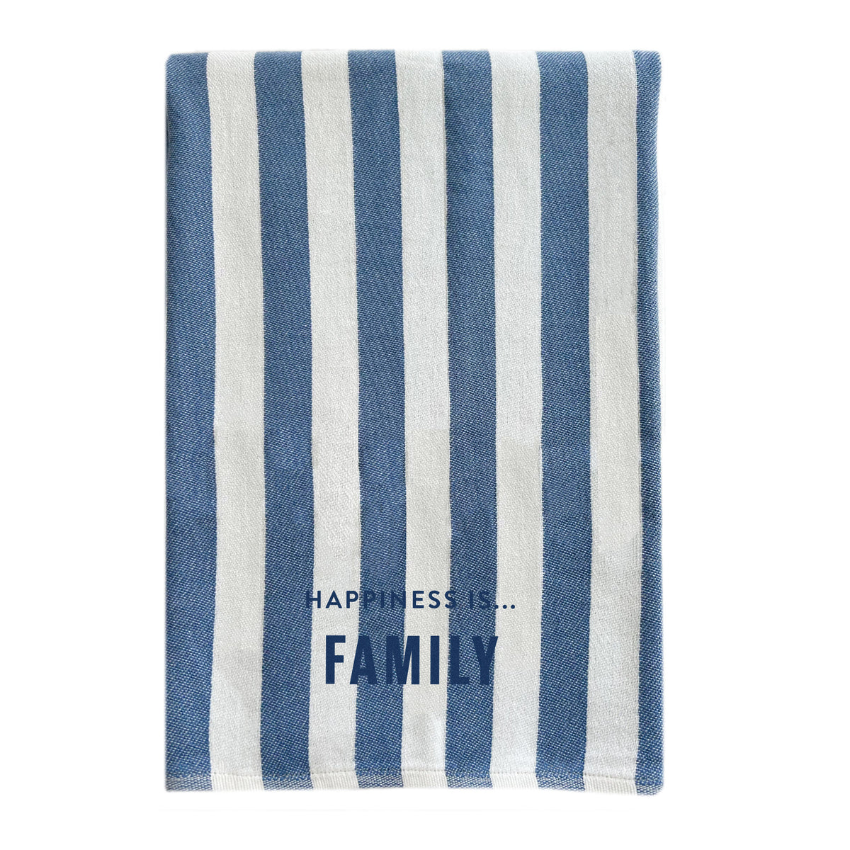 Everywhere Towel: Family, Stripe Blue