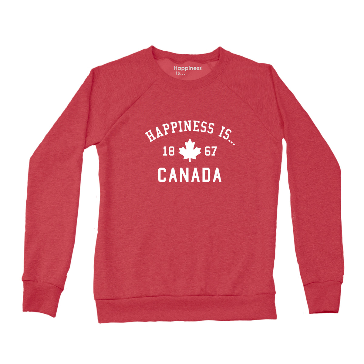 Women&#39;s Canada 1867 Crew Sweatshirt, Chili Pepper