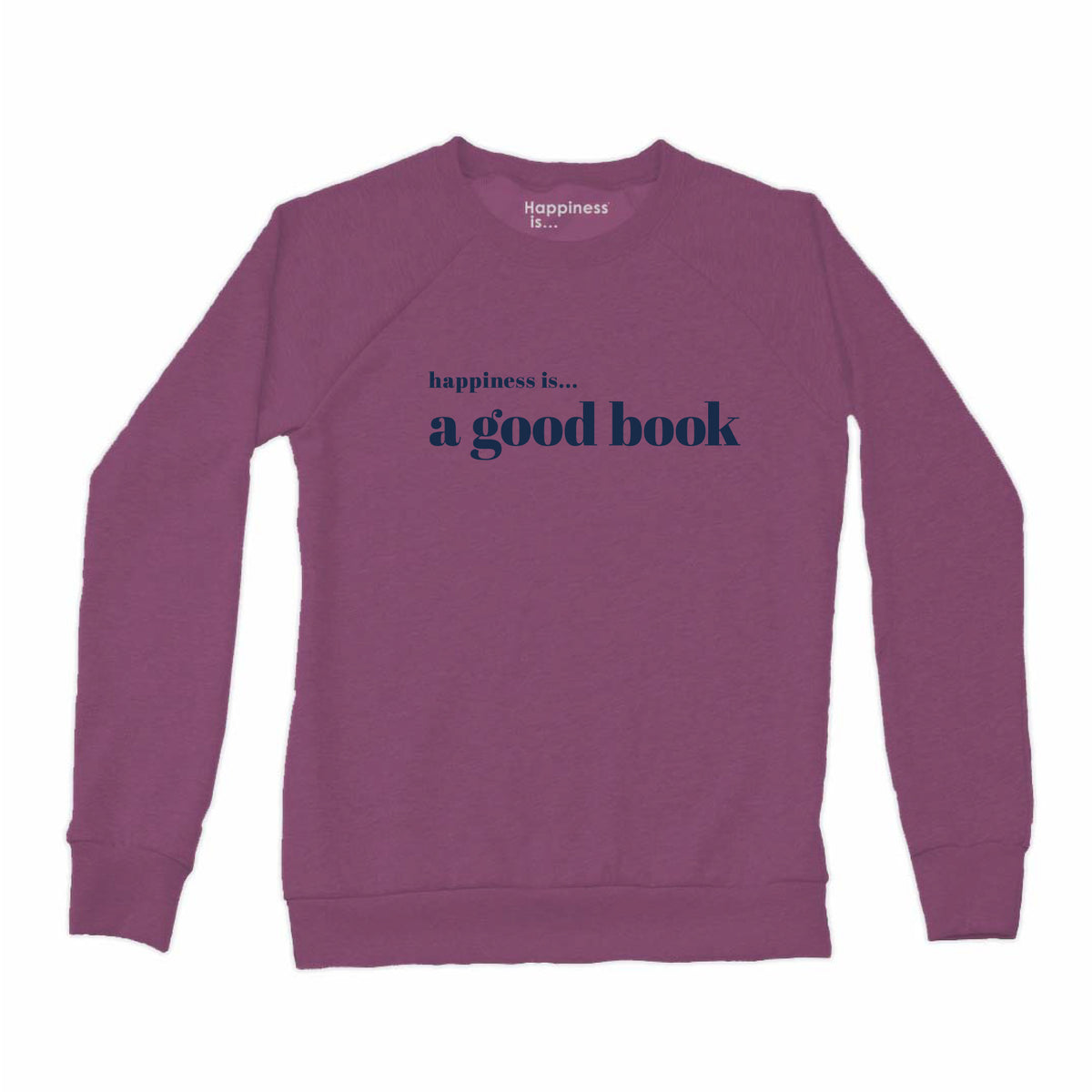 Women&#39;s Good Book Crew Sweatshirt, Plum