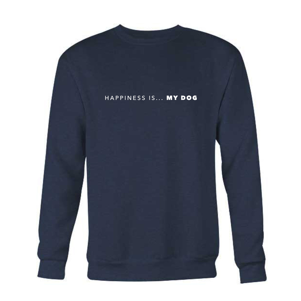 Men&#39;s My Dog Crew Sweatshirt, True Navy