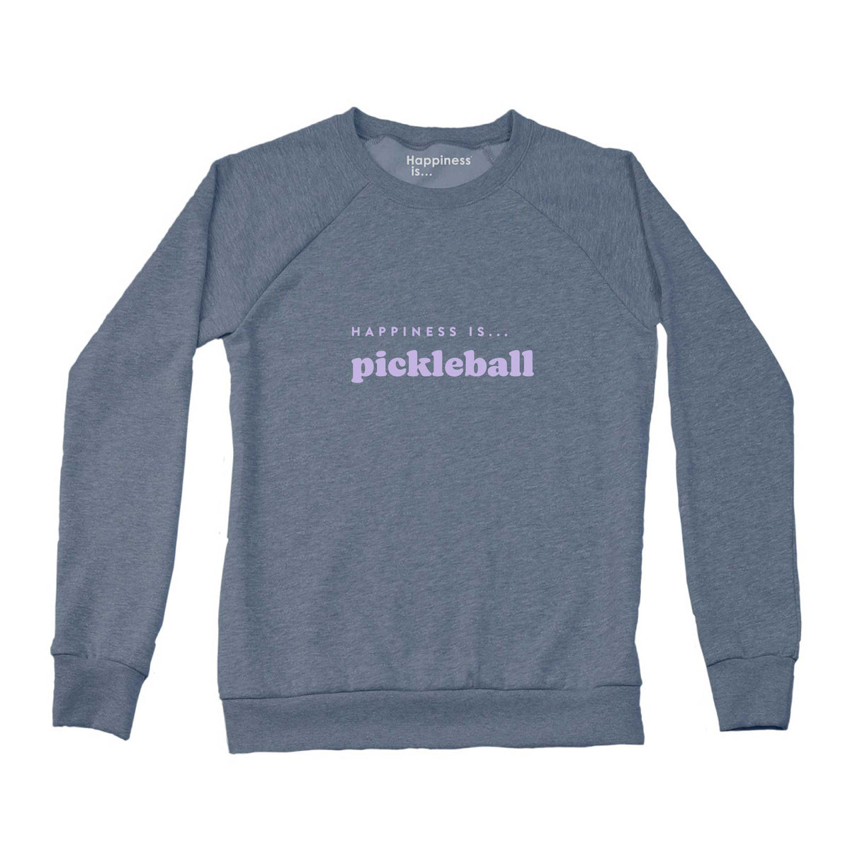 Women&#39;s Pickleball Crew Sweatshirt, Heather Navy
