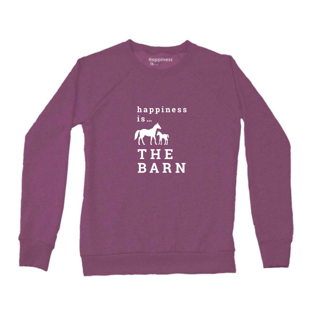 Women&#39;s Barn Crew Sweatshirt, Plum