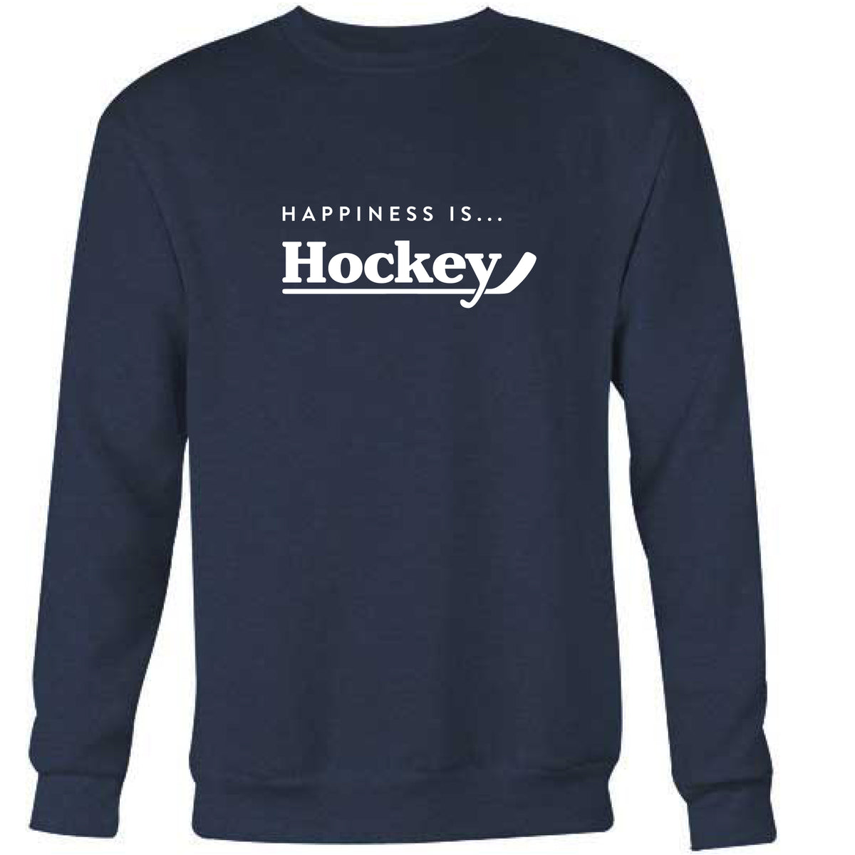 Men&#39;s Hockey Crew Sweatshirt, True Navy