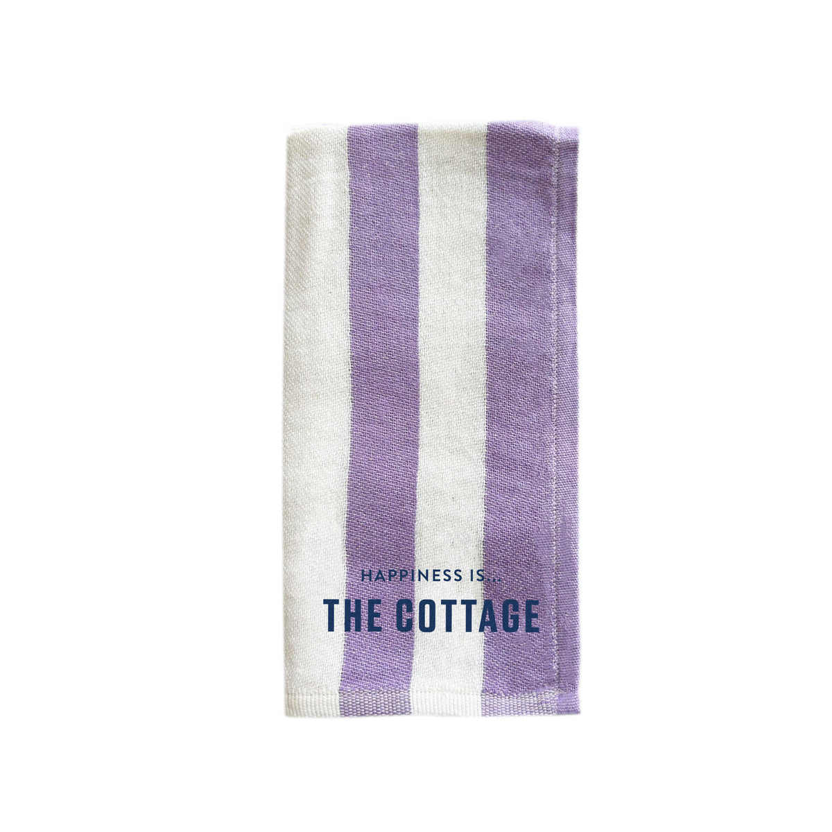 Napkin: Cottage, Lilac Stripe
