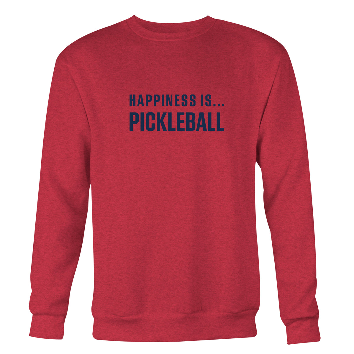 Men&#39;s Pickleball Crew Sweatshirt, Chili