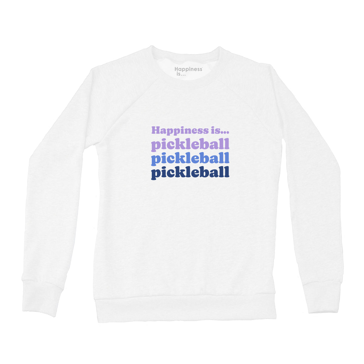 Women&#39;s Pickleball Triple Crew Sweatshirt, White