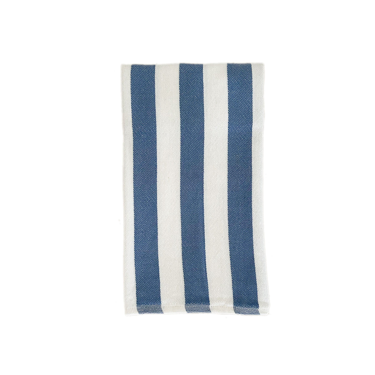 Custom Tea/Hand Towel, Striped Blue