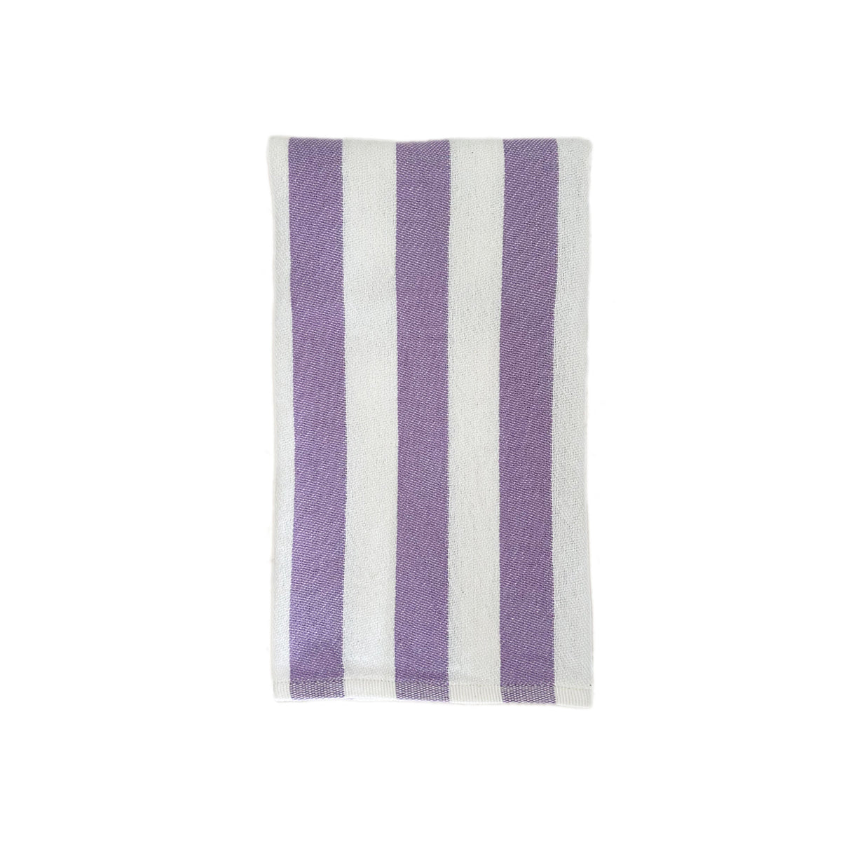 Custom Tea/Hand Towel, Striped Lilac