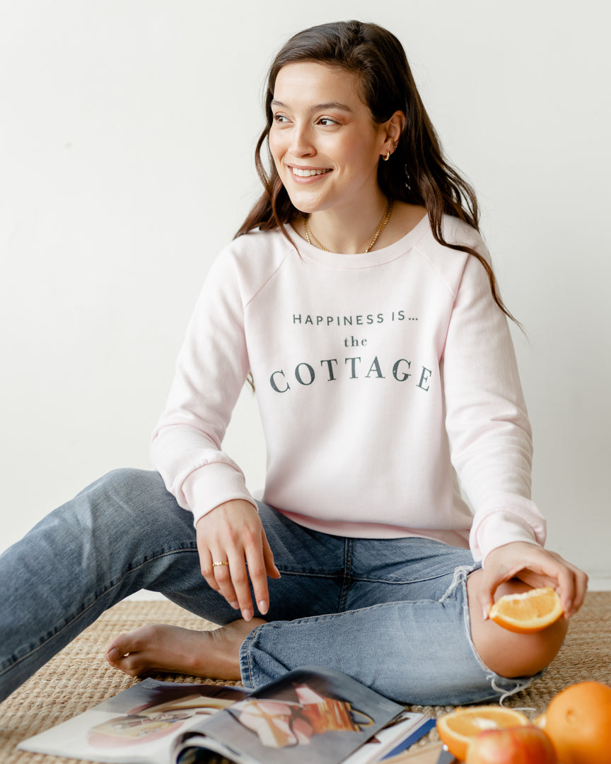 Women's Cottage Crew Sweatshirt Ballet Pink