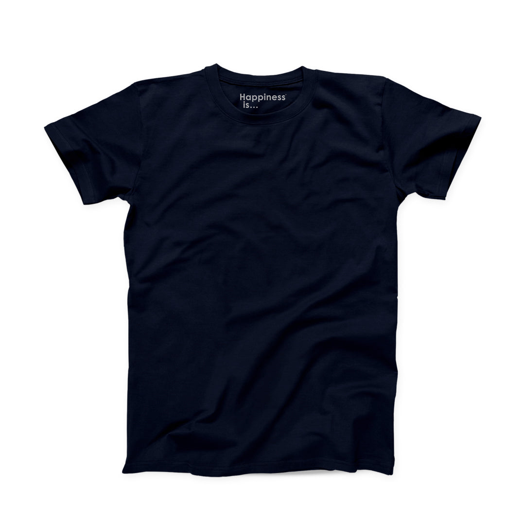 Youth Plain T-shirt, Navy