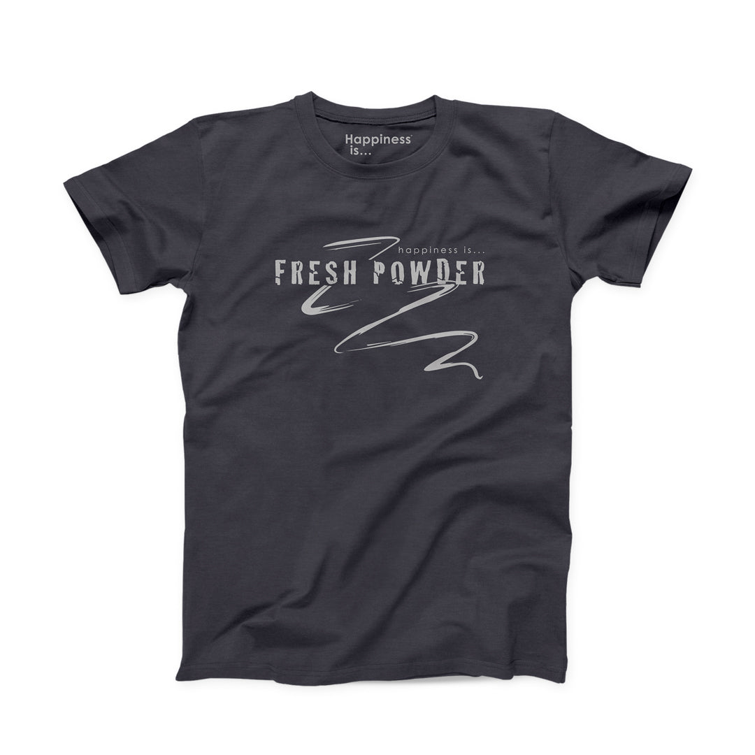 Men&#39;s Fresh Powder T-Shirt, Vintage Black