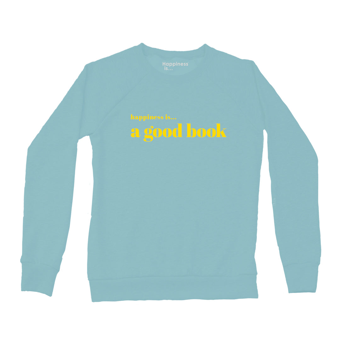 Women&#39;s Good Book Crew Sweatshirt, Teal