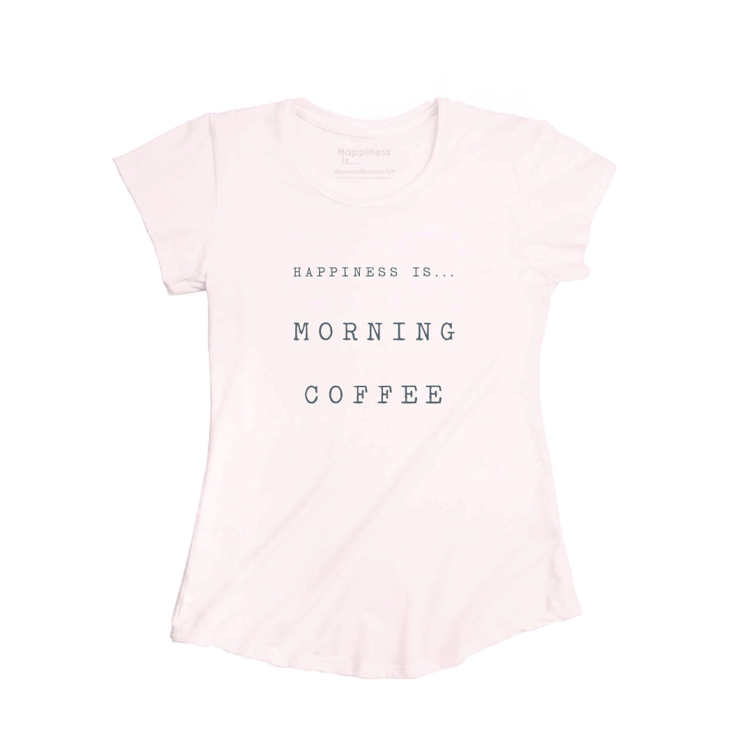 Women&#39;s Coffee Bamboo T-Shirt, Ballet Pink