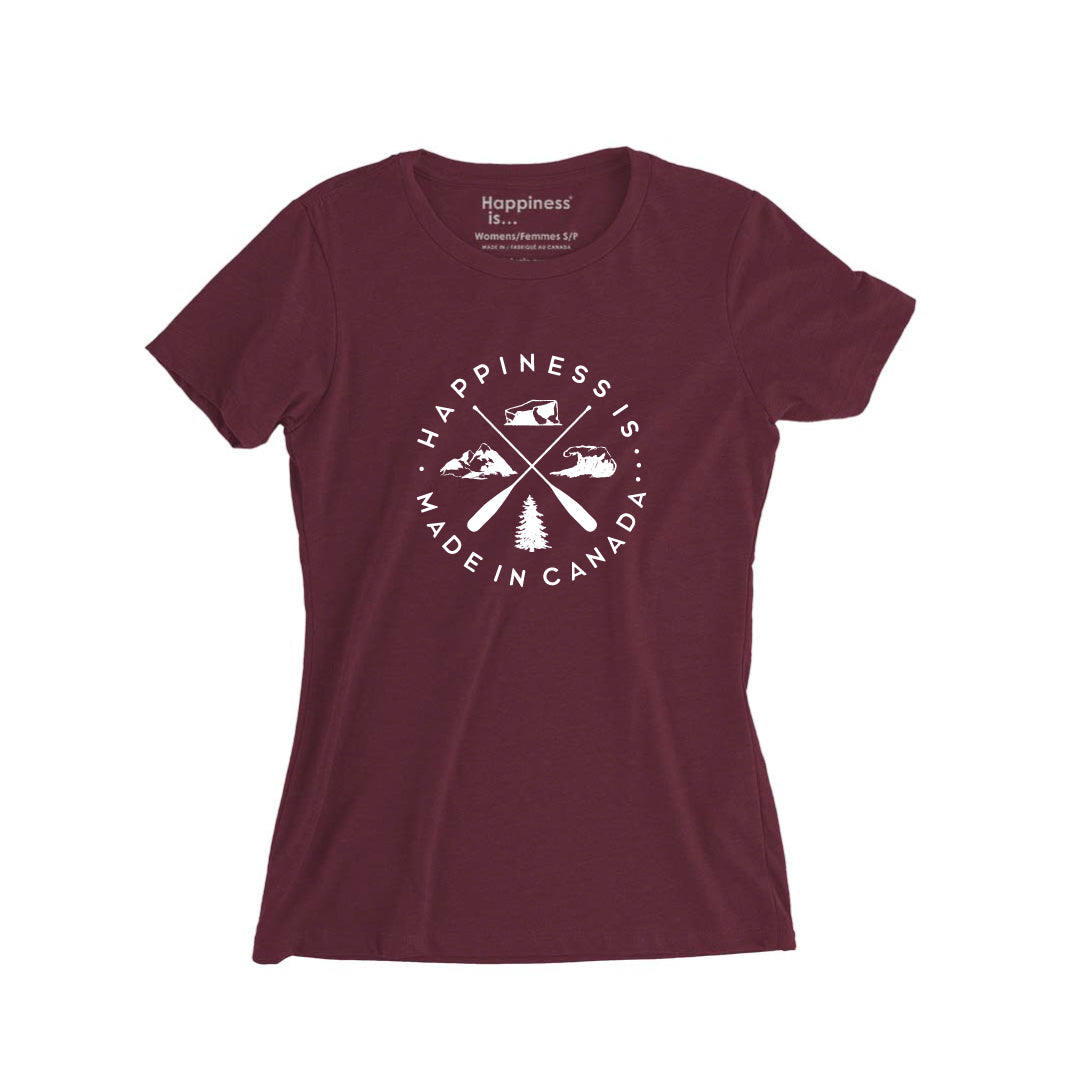 Women&#39;s Crest T-Shirt, Port