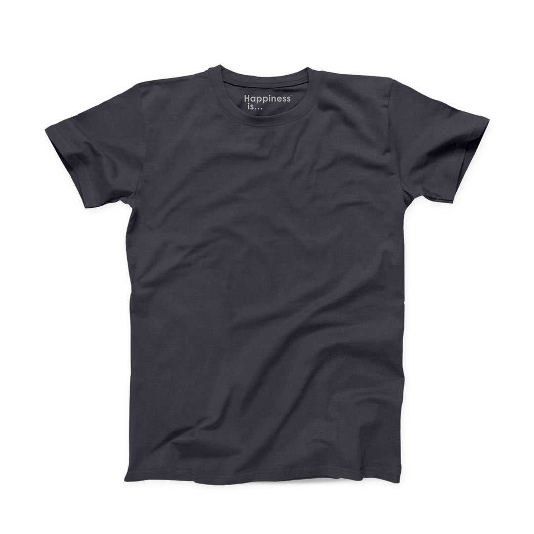 Men's Plain T-shirt, Vintage Black