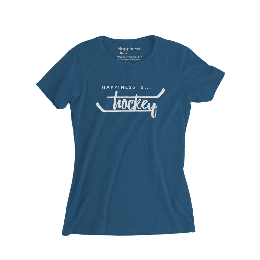 Women&#39;s Hockey T-Shirt, Sea Blue