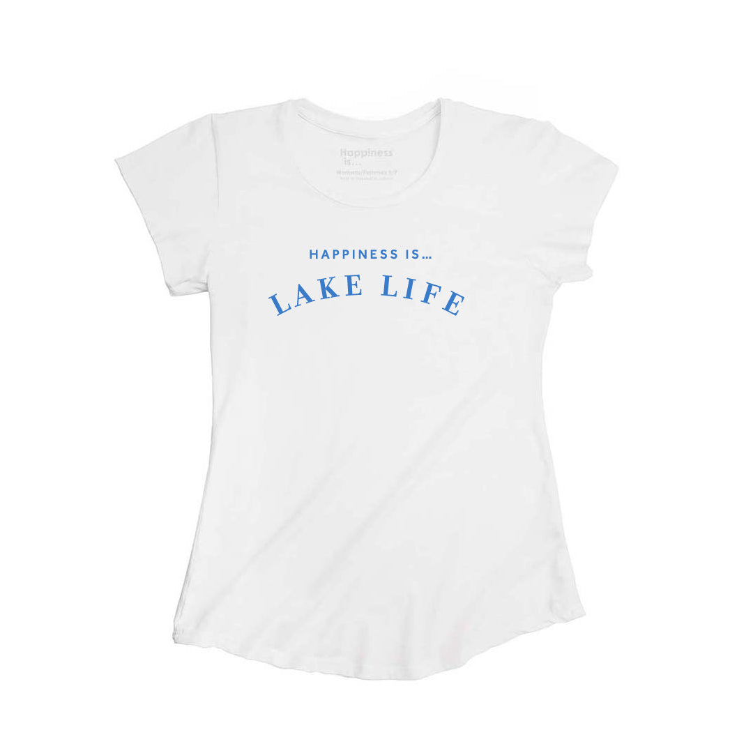 Women&#39;s Lake Life Bamboo T-Shirt, White