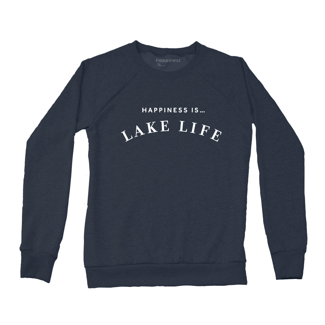 Women&#39;s Lake Life Crew Sweatshirt, True Navy