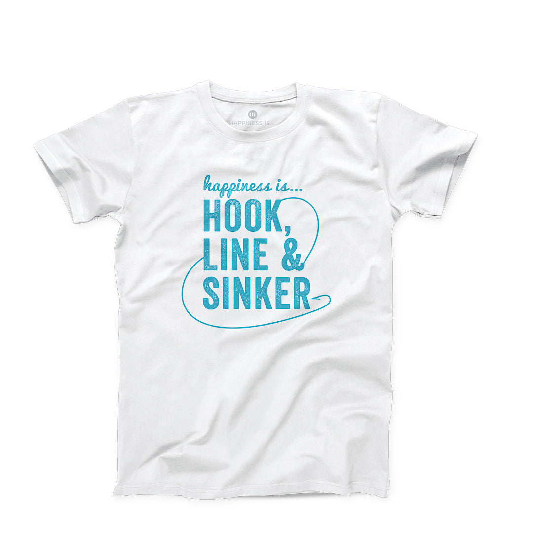 Men's Hook Line & Sinker T-Shirt, White