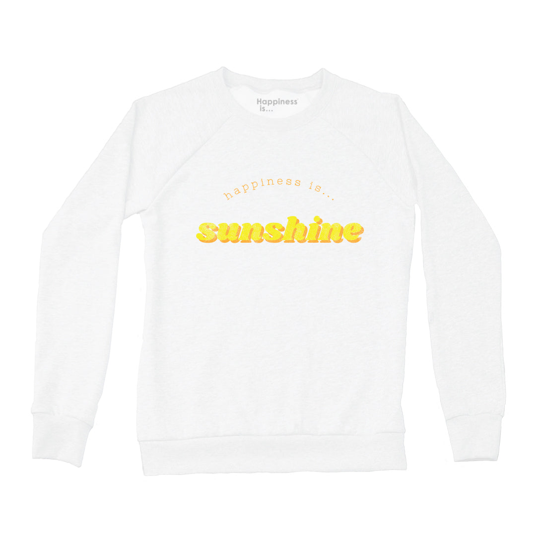 Women&#39;s Sunshine Crew Sweatshirt, White
