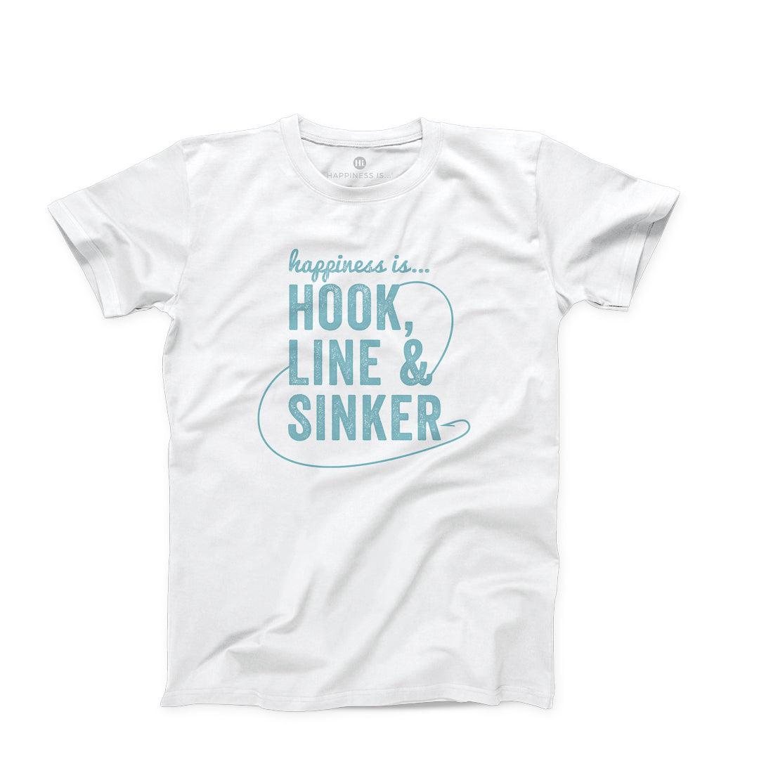 Men's Hook Line & Sinker T-Shirt, White