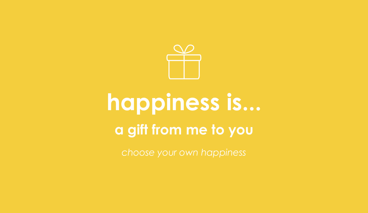 Gift Card from Happiness Is Inc.
