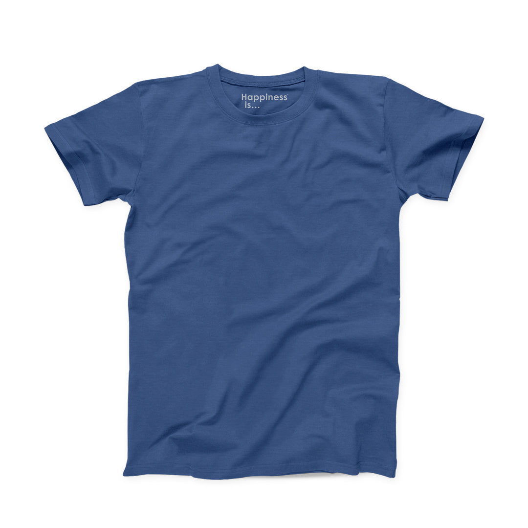 Youth Plain T-Shirt, Blue