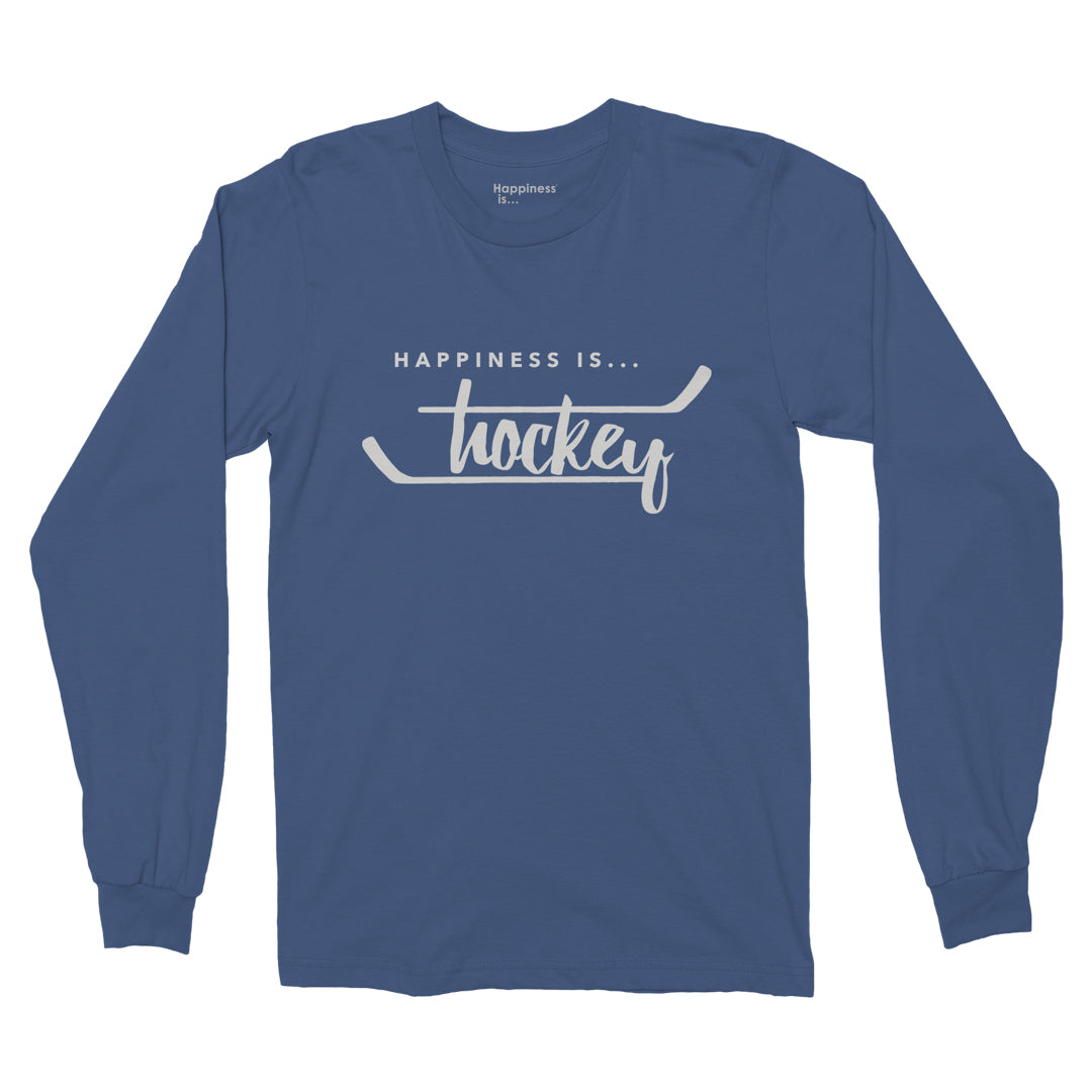 Men's Hockey Long Sleeve T, Blue