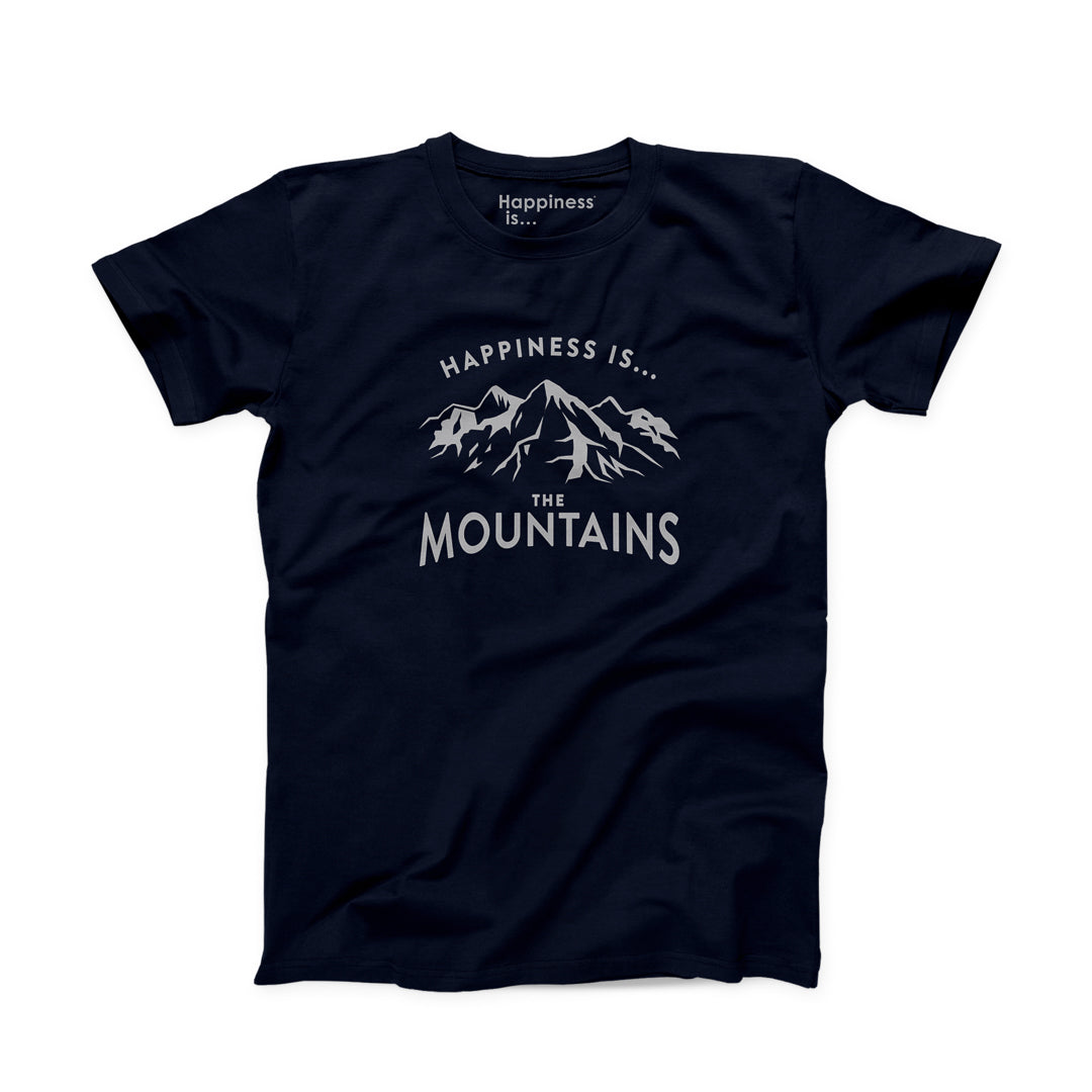 Men&#39;s Mountains T-Shirt, Navy