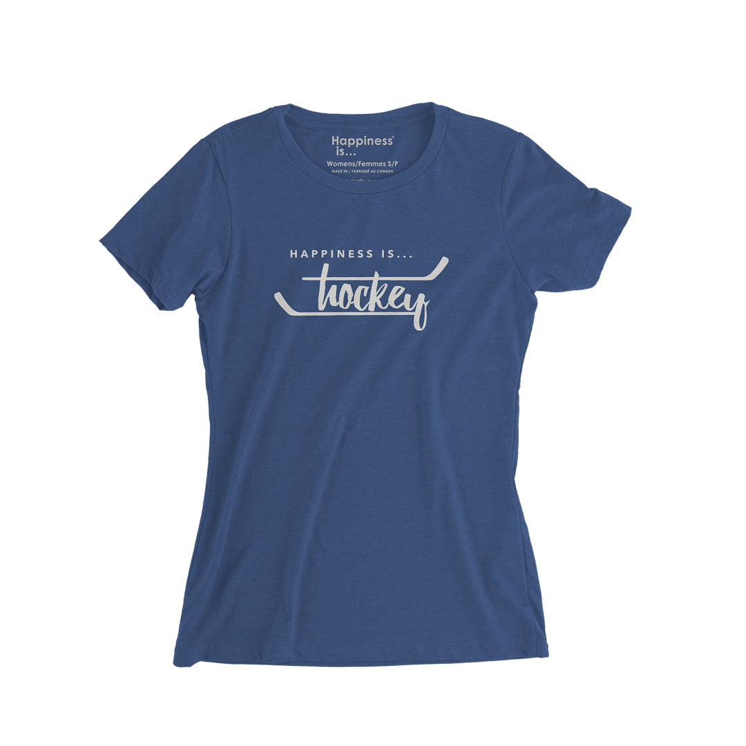 Youth Girls Hockey T-Shirt, Blue