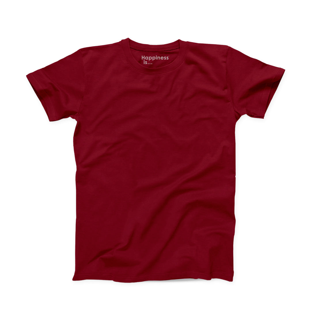 Youth Plain T-shirt, Red